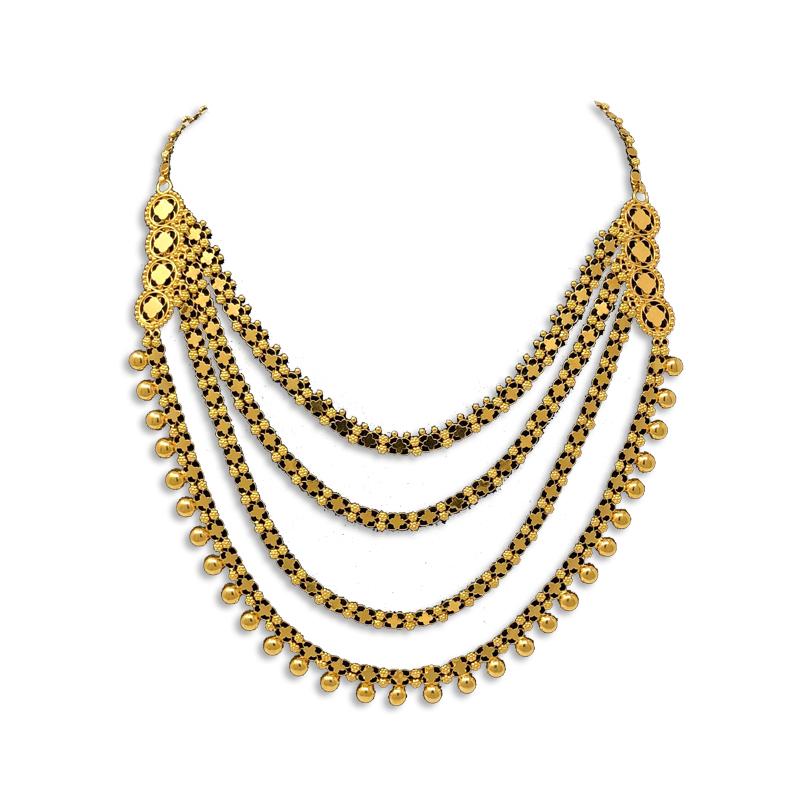 Gold chapla on sale haar price